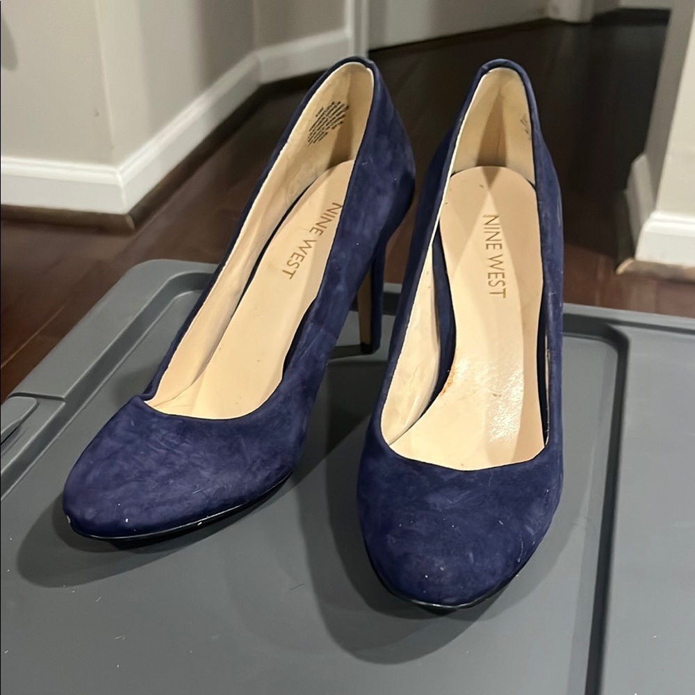 Nine West Women's Blue Heels